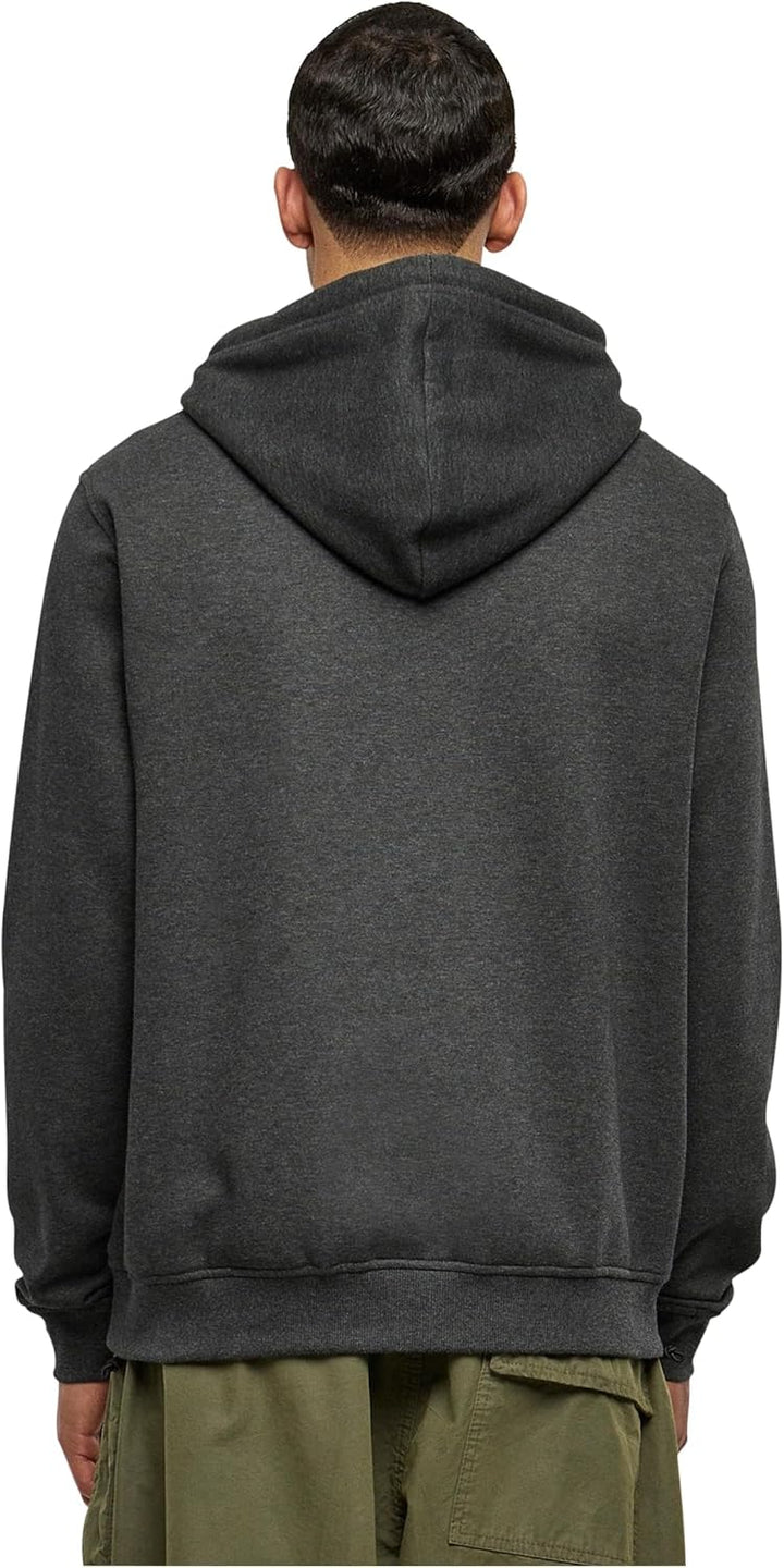 Urban Classics Herren Basic Terry Hoody S Charcoal, S Charcoal