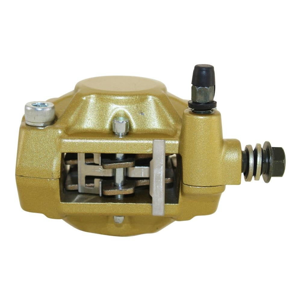 Bremssattel 1 Kolben hinten Gold für Malaguti F12 F15, Piaggio Liberty
