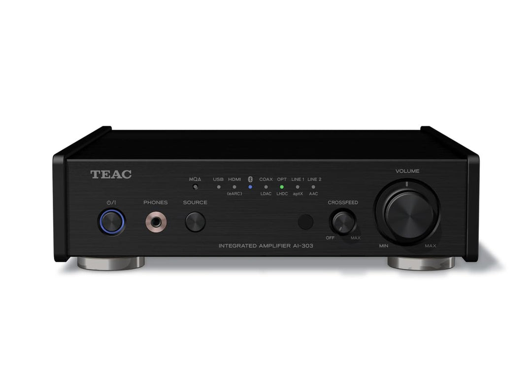 TEAC Reference AI-303 Hi-Res USB DAC Stereo-Vollverstärker mit Hypex Ncore Technologie, Bluetooth un