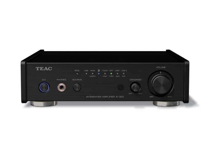 TEAC Reference AI-303 Hi-Res USB DAC Stereo-Vollverstärker mit Hypex Ncore Technologie, Bluetooth un