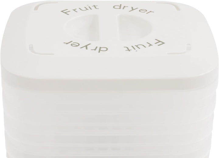 Dörrautomat Edelstahl, 160W Dörrgerät mit 5 Tabletts, 48h-Timer Dehydrator mit LED-Anzeige für Leben