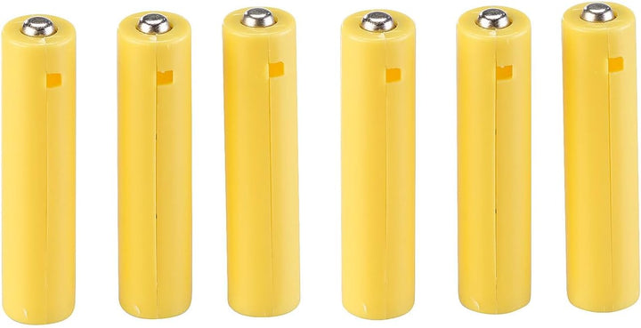 revolt Batterie Dummies AAA: Batterie-Netzteil-Adapter für bis zu 2 Geräte, ersetzt 8 AAA-Batterien