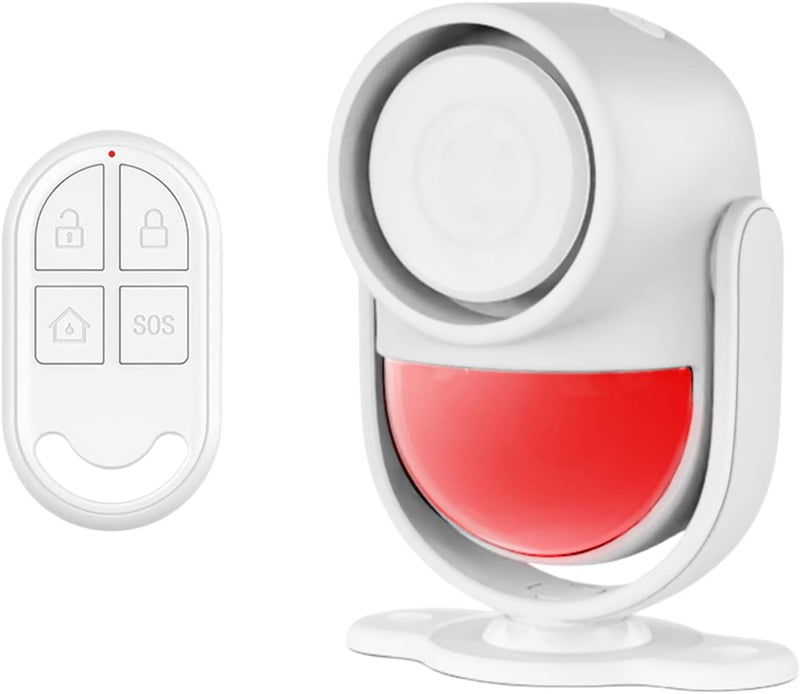 PANAMALAR PIR Bewegungssensor, Bewegungsmelder Alarm mit Fernbedienung 125 dB/26ft,Haus Sicherheitsa