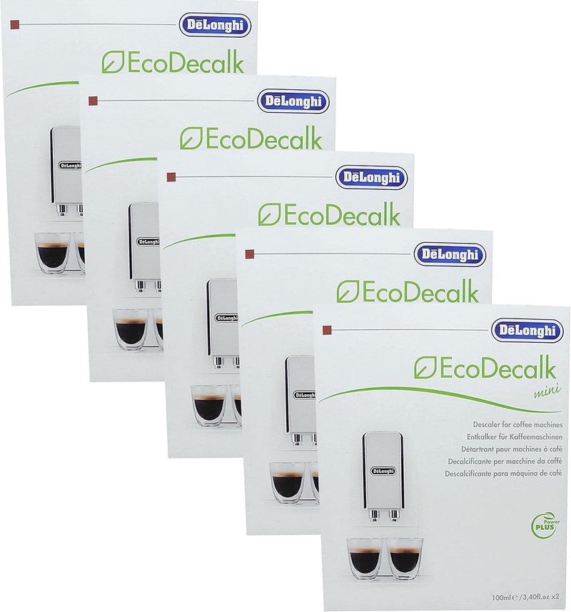 5x Original Delonghi Nokalk Eco Decalk Entkalker 10x100ml 1.00 l (10er Pack), 1.00 l (10er Pack)