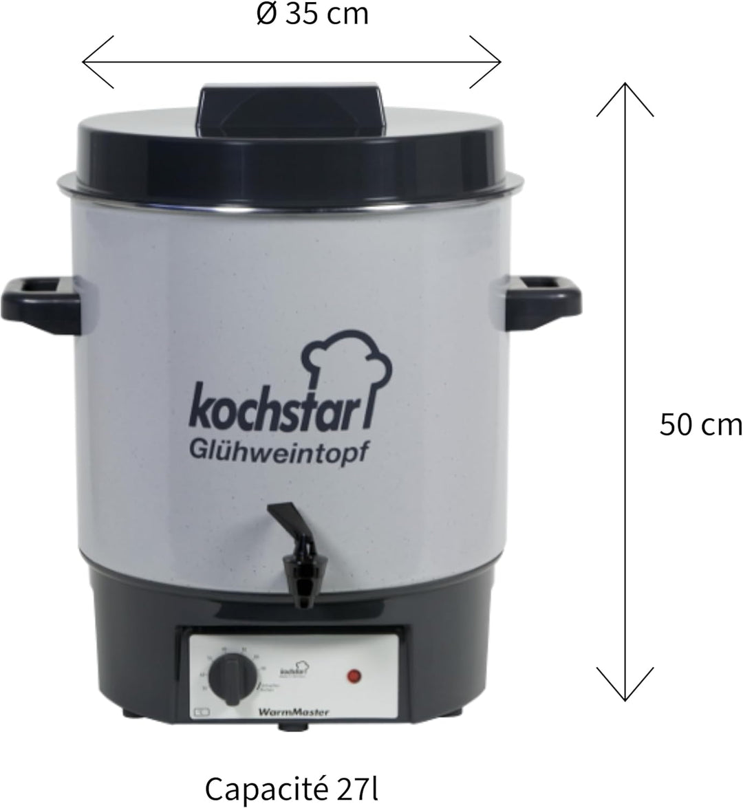 Kochstar 99104035 Einkochautomat "Warm Master" mit Auslaufhahn 35