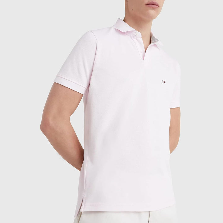 Tommy Hilfiger Herren Poloshirt Kurzarm 1985 Regular Fit L Light Pink, L Light Pink