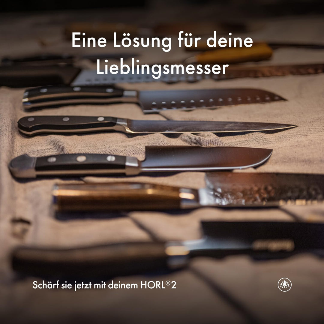 Horl 2 Rollschleifer Eiche & Magnetschleiflehre