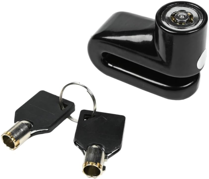 Bremsscheibenschloss 170 mit Halterung – robustes, wetterfestes Schloss für Motorrad & Fahrrad – kom