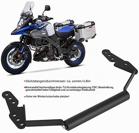 Navigationshalterung, Motorrad-Navigationshalterung GPS-Handyhalterung Passend für V‑Strom DL650 201