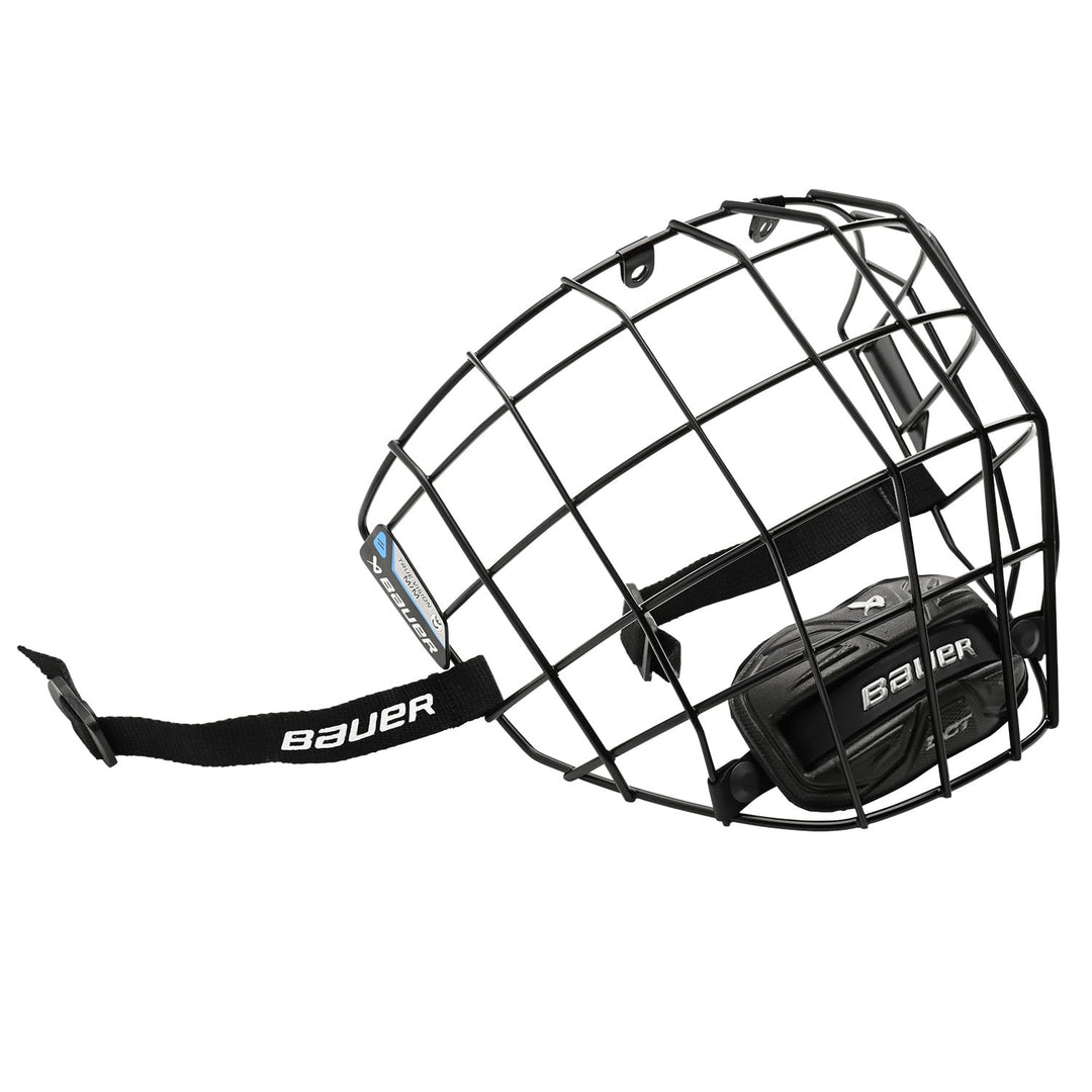 Bauer Facemask Profile II Gitter 2023 Schwarz XS, Schwarz XS