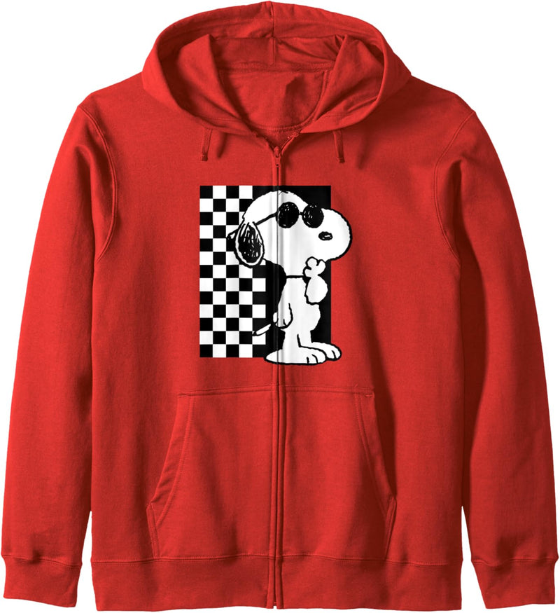 Peanuts - Snoopy Coolness Checkered Kapuzenjacke