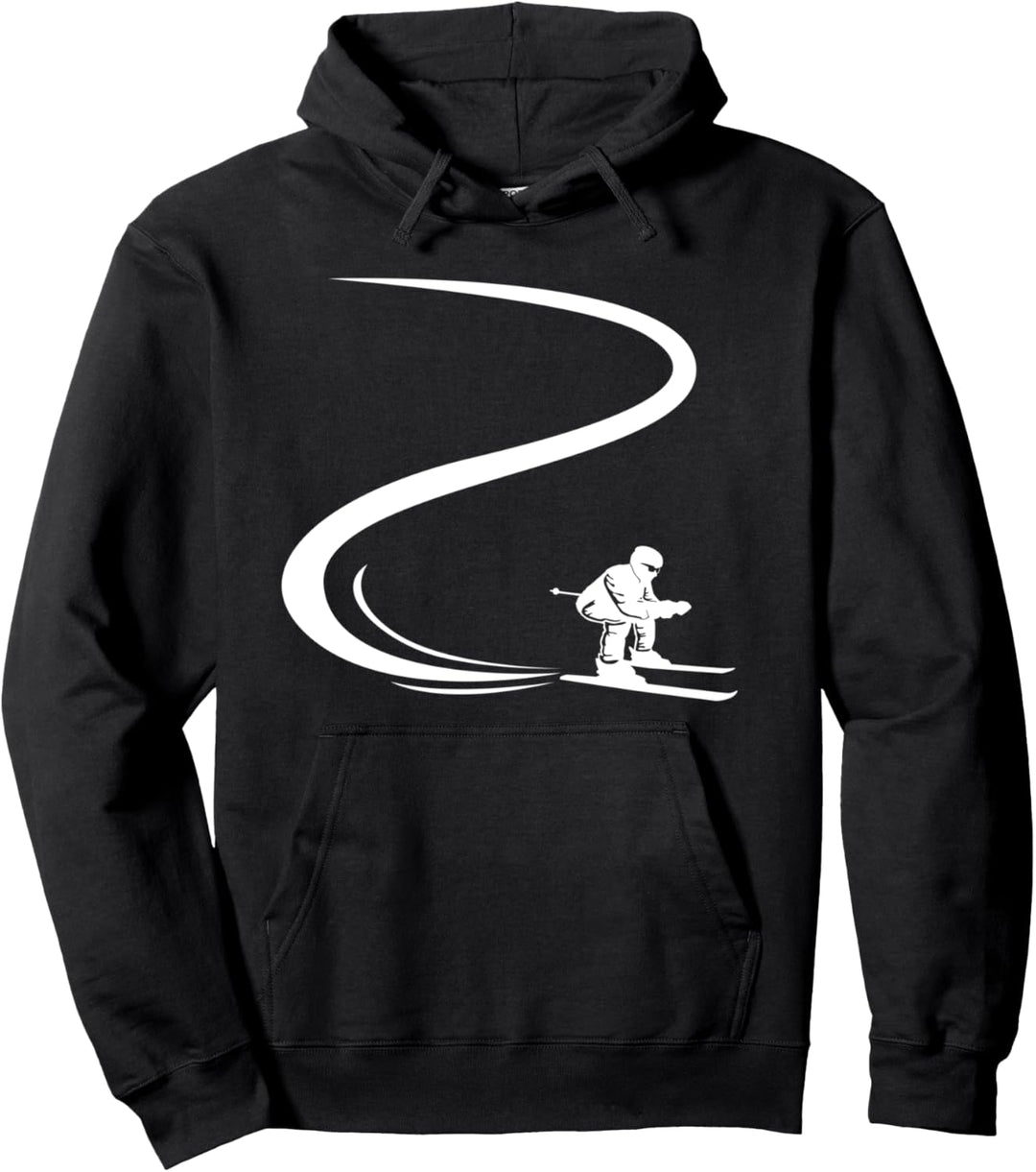 Skifahrer Design - Skifahren Wintersport Skipiste Pullover Hoodie