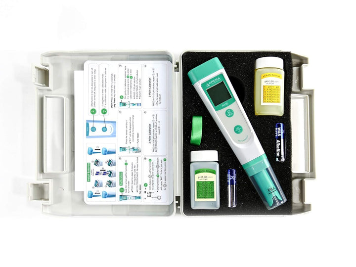Apera Instruments EC20 EC-Meter, Leitfähigkeitsmessgerät im Taschenformat &amp; PH20 pH-Meter, Messgerät