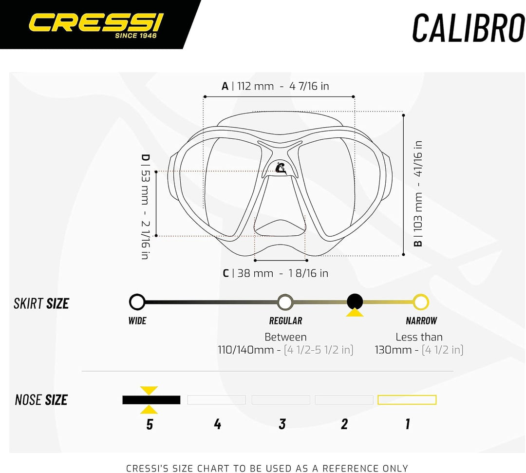 Cressi Schnorchelset Erwachsene Calibro &amp; Corsica Grün Einheitsgrösse