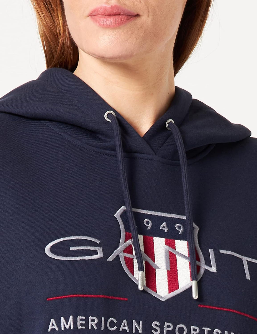 Gant Damen Archive Shield Sweat Hoodie Kapuzenpullover (1er Pack) XS Evening Blue, XS Evening Blue