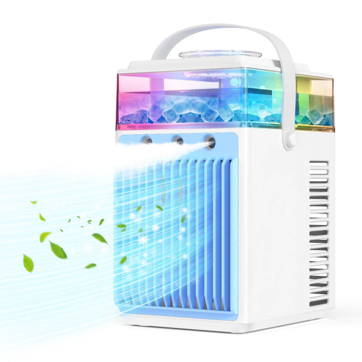 Mobile Klimaanlage, 5 in 1 Mini Klimagerät mit App-Steuerung, Persönlich Ventilator mit 800ml Wasset