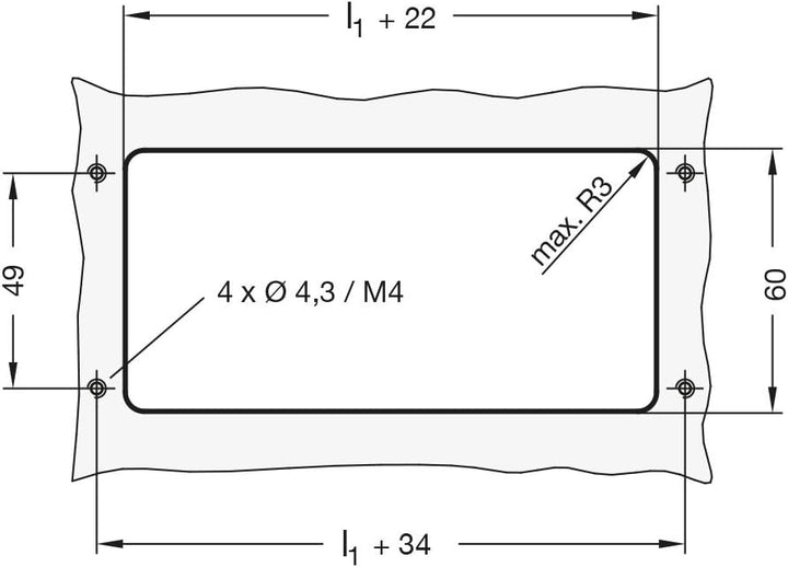 Ganter Normelemente | Schalen-Klappgriffe - GN 425.8-120-CR-SW-B | Klappgriff Stahl verchromt | Grif