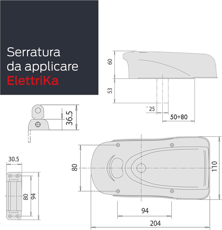 Cisa Elektroschloss 1A721000