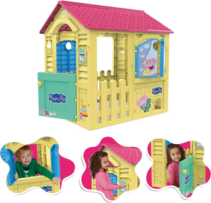 Chicos - Peppa Pig Spielhaus fur Kinder Outdoor | Robuster und langlebiger Kunststoff | Schnelle und