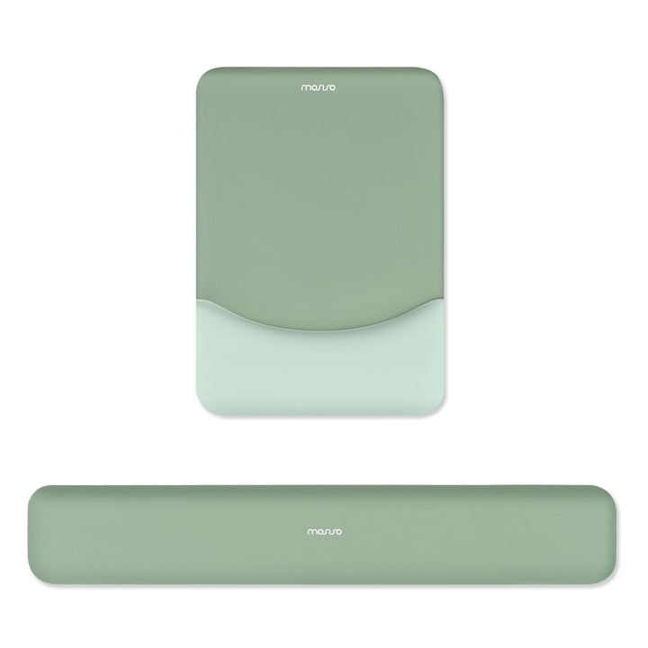 MOSISO Handgelenkstütze für Mauspad&Tastatur Set, Rechteckig Ergonomisch Mauspad Rutschfest Basis Ho