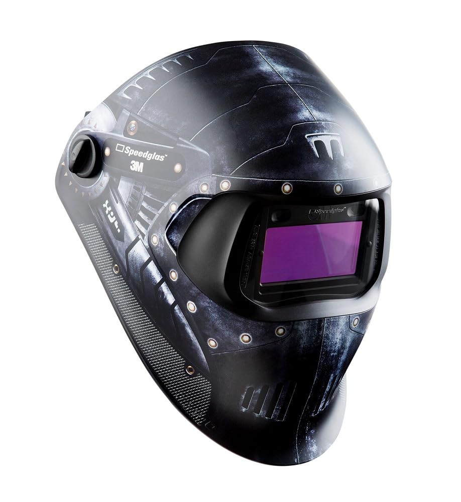 3M Speedglas 100V Trojan Warior, Schweissmaske, H751620 Schwarz (Trojan Warrior), Schwarz (Trojan Wa