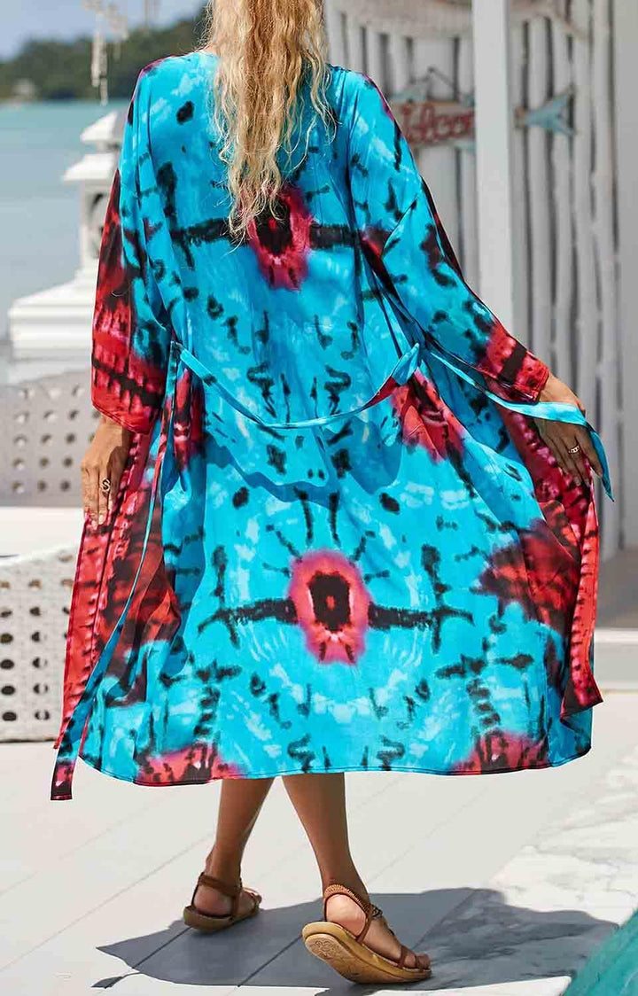 Orshoy Damen Bikini Cover Up Sommer Strand Kimono Cardigan Strandkleid Sommerkleid Leichte Strickjac