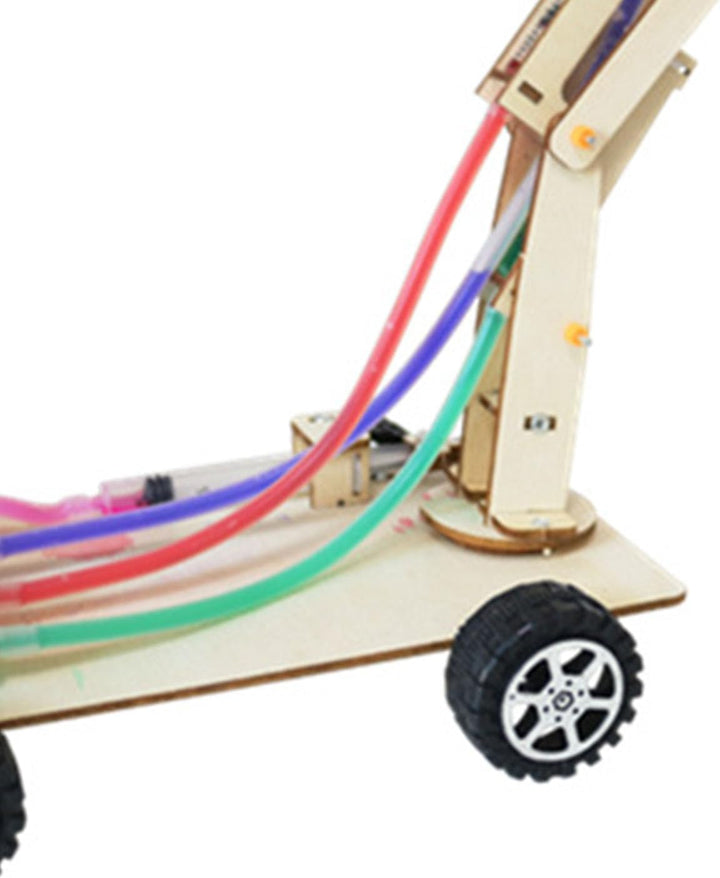 Hydraulikbagger Modell, STEM Spielzeug für, Wissenschaftliches Experiment aus Holz, Lernspielzeug, K