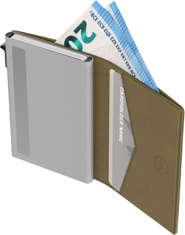ProWallet Slim 6,7cm, 10,5cm, 1,4cm Grün Gewebt, 6,7cm, 10,5cm, 1,4cm Grün Gewebt