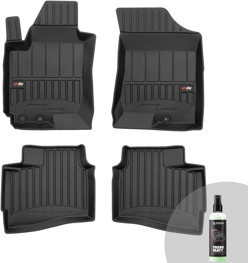 FROGUM ProLine 3D Gummimatten Exklusiven Auto Fussmatten Autofussmatten für Hyundai i30 I 2007-2012