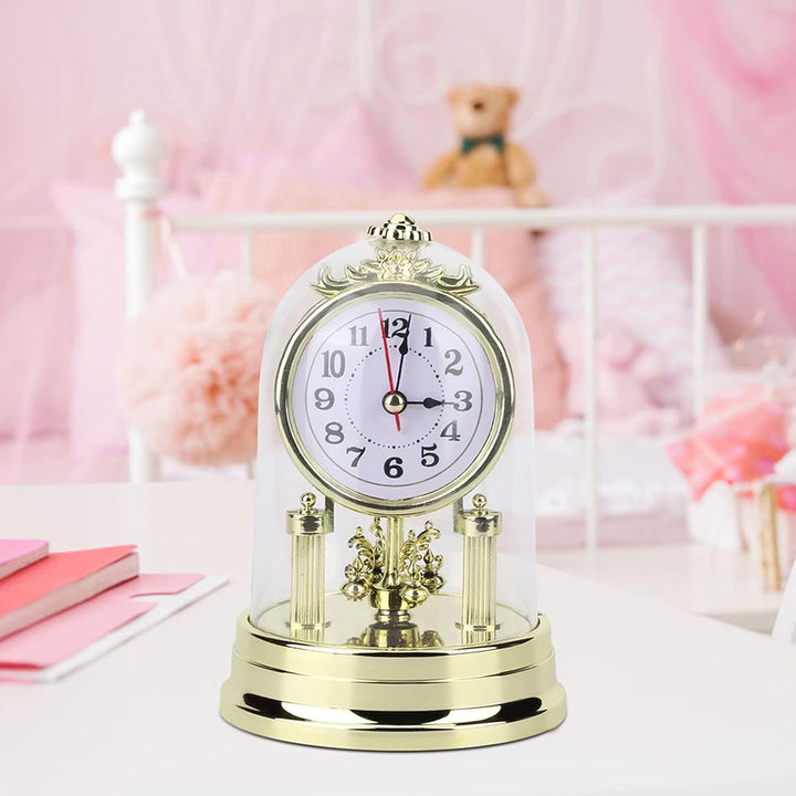 Cocoarm European Retro Style Wohnzimmeruhr Silent Antique Tischuhr Standuhr Decoration Home Ornament
