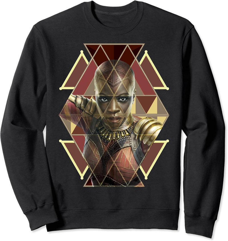 Marvel Black Panther Okoye Geometric Portrait Sweatshirt