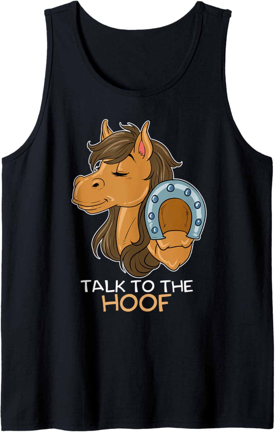 Talk To The Hoof Reiterin Dressur Sprich Zur Hand Pferde Tank Top