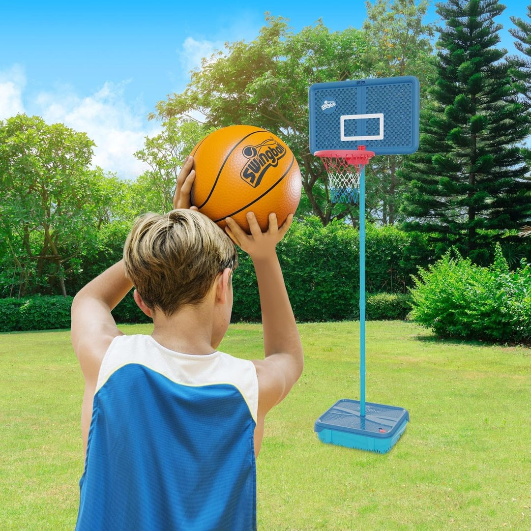 Swingball 7304AM Basketball, All Terrain, Blau, Large