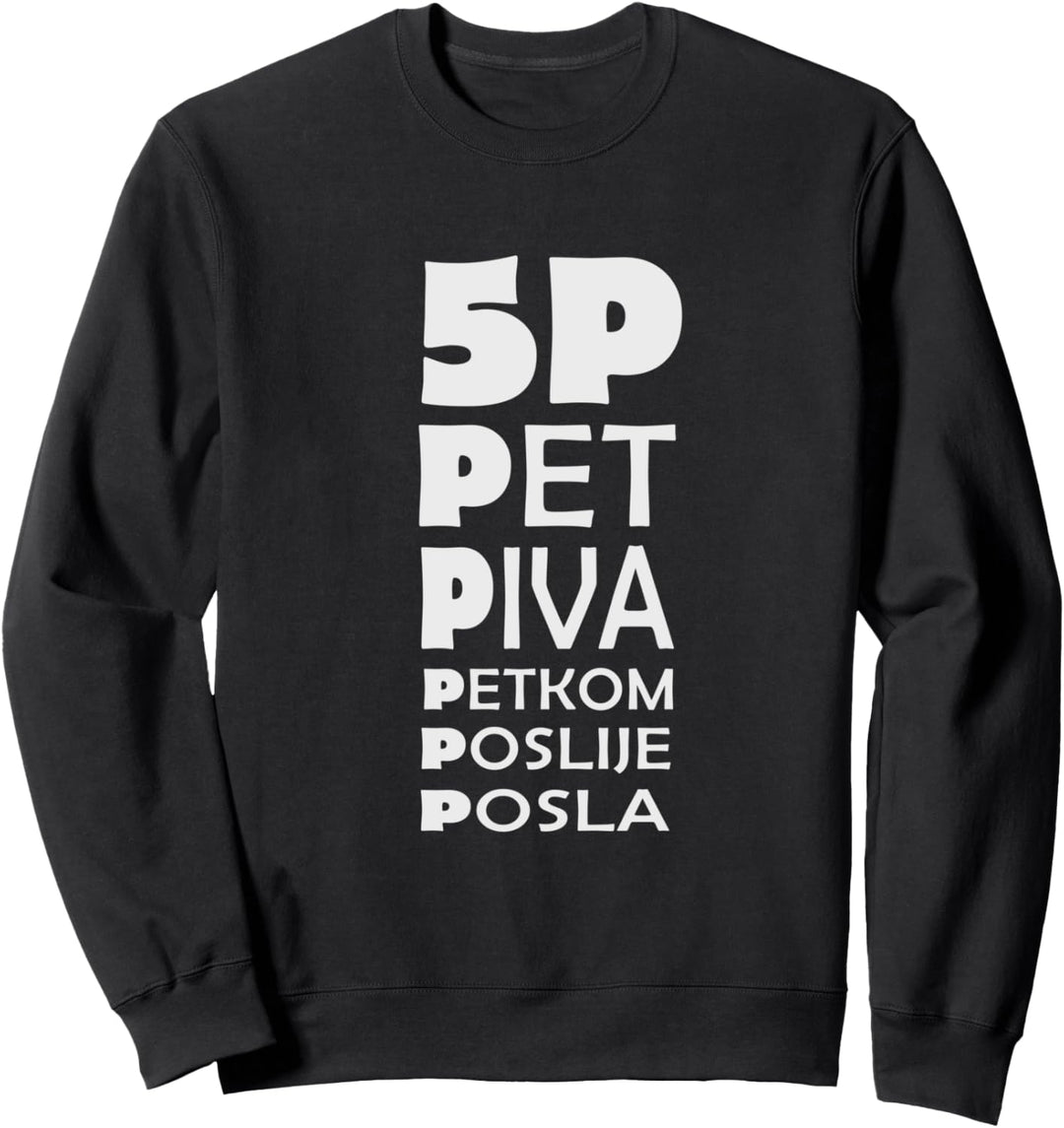 Pivo - Balkan Jugo Bier 5 Piva Sweatshirt