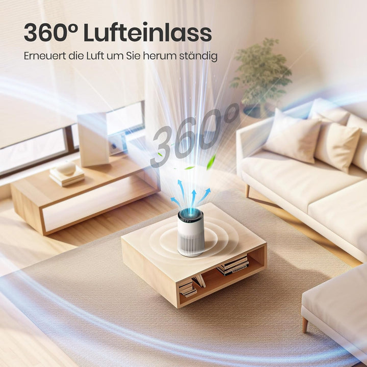 MERONTE ME2566 Original Luftreiniger Ersatzfilter Set Kompatibel mit MERONTE ME2566 Luftreiniger, Or