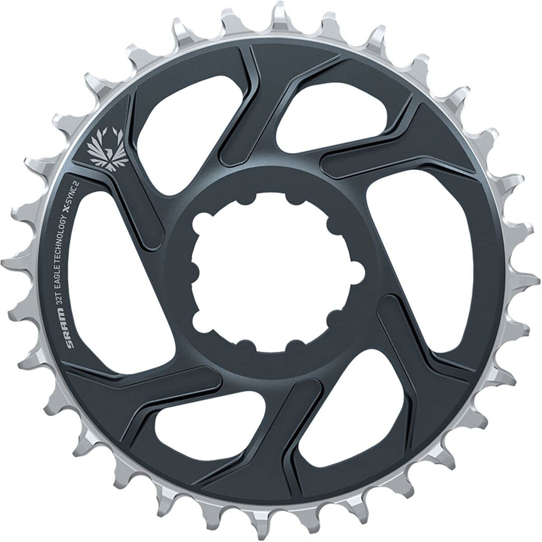 SRAM Corporation Europe Unisex – Erwachsene X-Sync 2 Eagle Boost Kettenblatt, Grau,Alu, 34