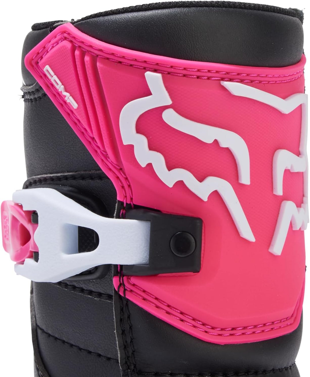 Fox Racing Unisex Kinder Comp Motocross-Stiefel 12 US Little Kid Schwarz Rosa, 12 US Little Kid Schw