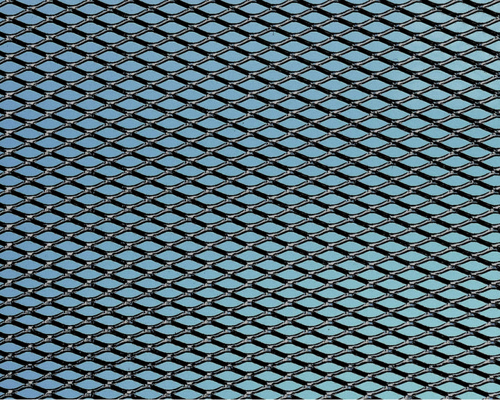 Foliatec Aluminium Renngitter Zuschneidbar, Eintragsungsfrei, für Auto und Bike, Mittel Schwarz, Mas