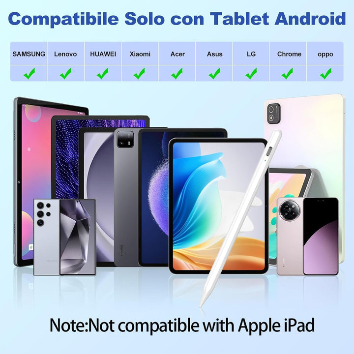 KARFUN Tablet Stift für Android, Stylus Pen Kompatibel mit iPhone/Samsung/Huawei/Lenovo/XiaoMi Table
