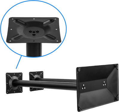 ONPIRA Stehtischgestell Tischgestell Schwarz Höhe 110cm Modell München (Doppelt Ausführung)