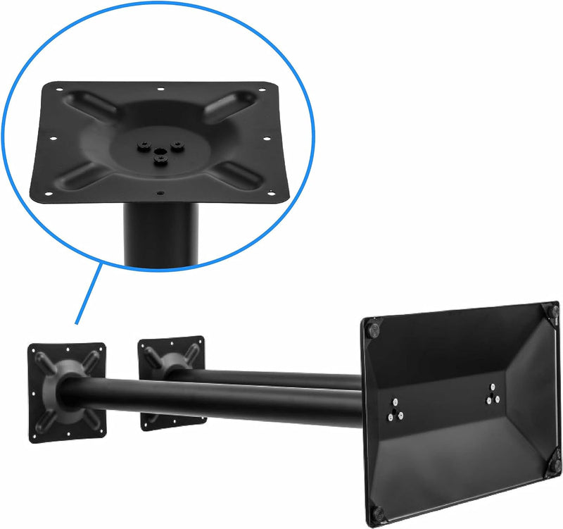 ONPIRA Stehtischgestell Tischgestell Schwarz Höhe 110cm Modell München (Doppelt Ausführung)