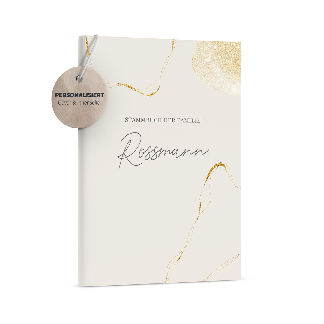 Stammbuch der Familie - Familienstammbuch Hochzeit Standesamt - Lovebirds - Hardcover (16x21cm, PERS