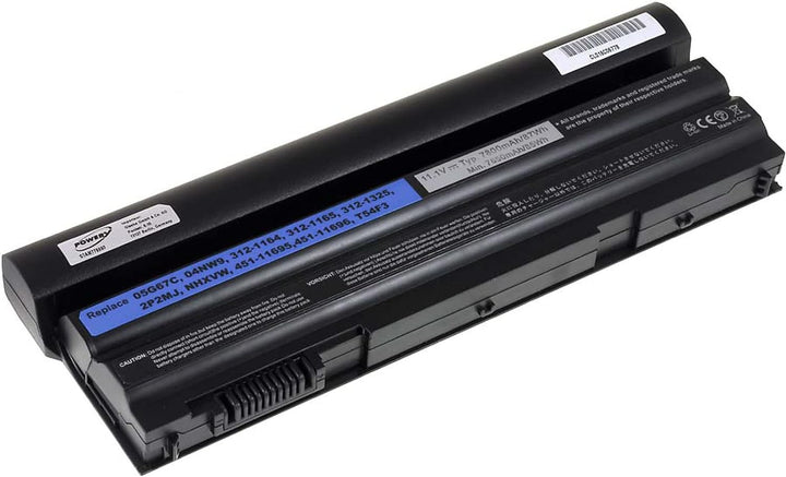 Akku für Dell Latitude E6120 7800mAh, 11,1V, Li-Ion