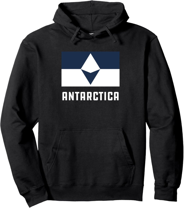 Antarktis-Flagge True South Design Pullover Hoodie