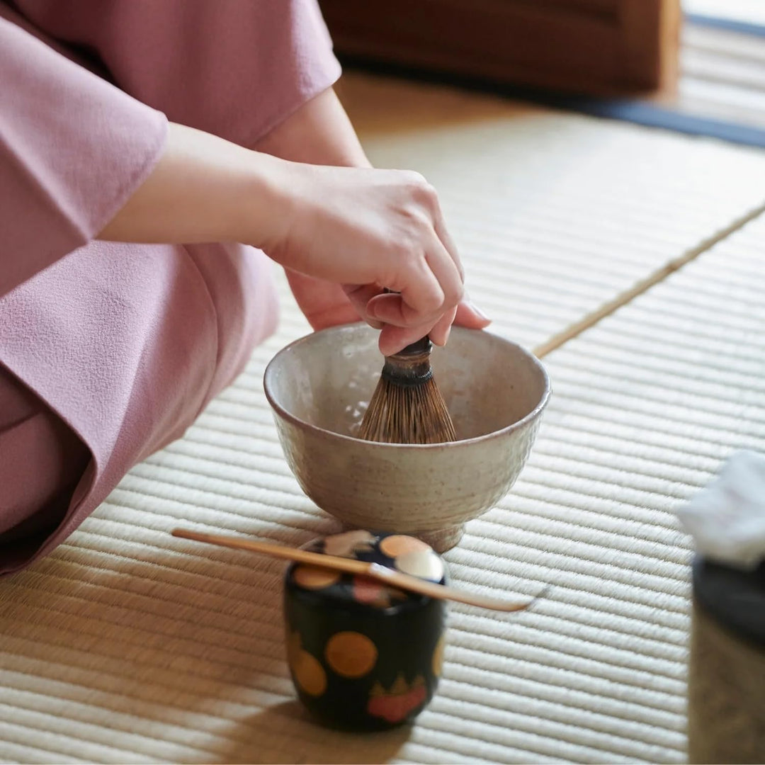 Japan Matcha Set 50g Ceremonial Matcha + Bambus Matchabesen Whisk