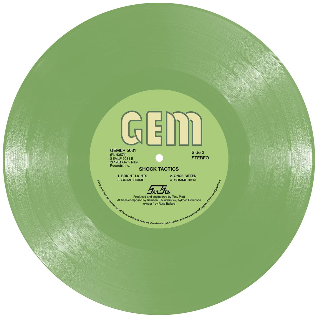 Shock Tactics, Vinyl