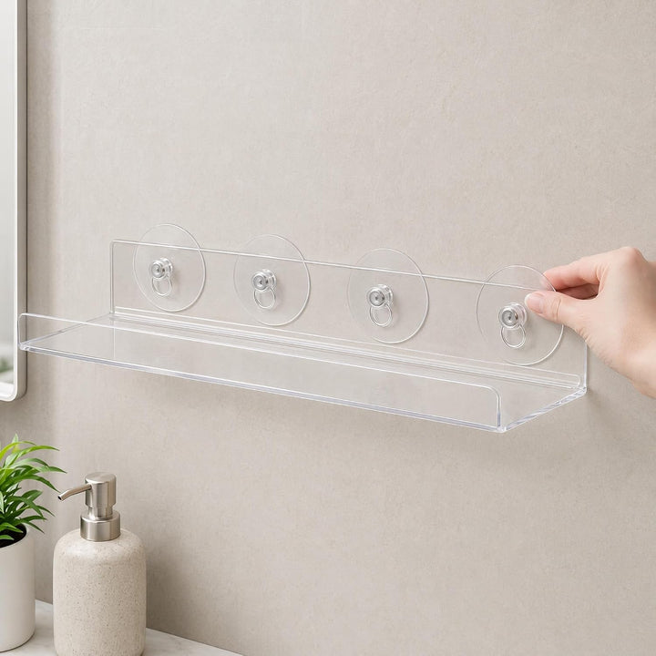 Fenster Pflanzenregale, 3 Stück Saugnapf Regal Für Pflanzen Fenster 30 cm, Fensterwand-Pflanzenständ