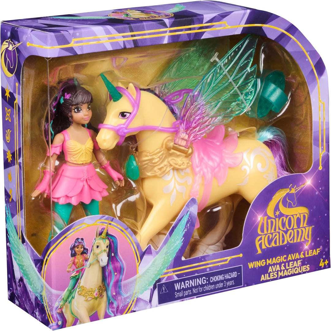 Unicorn Academy Wing Magic AVA und Leaf Set, ab 4 Jahren