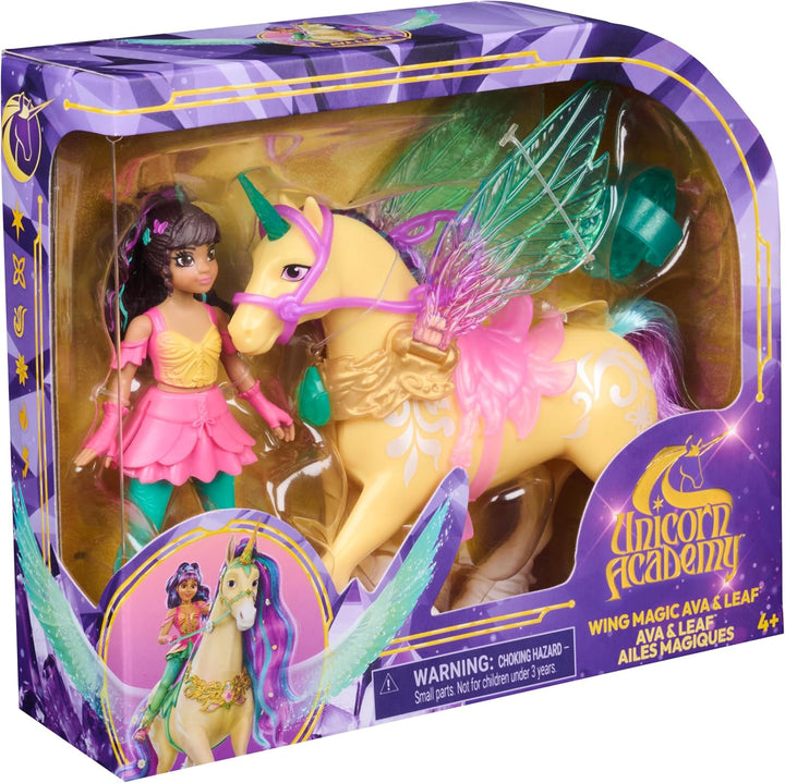 Unicorn Academy Wing Magic AVA und Leaf Set, ab 4 Jahren