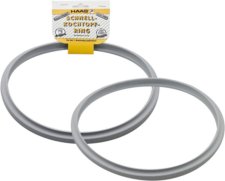 HAAS 3187 Schnellkochtopf Dichtungsring Innen Ø 22,5 cm* für Fissler Vitavit Schnellkochtöpfe, grau